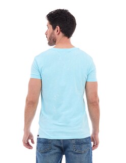 Foto 2 | Foto 2 | Playera Cuello V Buffalo David Bitton Blanco Para Hombre