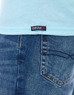 Foto 6 | Foto 6 | Playera Cuello V Buffalo David Bitton Blanco Para Hombre