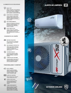 Foto 4 | Foto 4 | Mini Split  Inverter 16.7 Seer  R32 Bajo Impacto Ambiental   Solo Frío  18000 Btu  220 V  Color Blanco