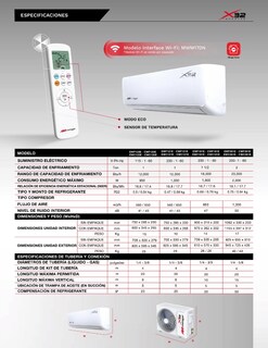 Foto 3 | Foto 3 | Mini Split Inverter 16.8 Seer R32 Bajo Impacto Ambiental Solo Frío 12000 Btu 220 V Color Blanco