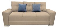Sofa El Bazar Store Suecia Lino Beige 3 Plazas Modular Moderno Sala