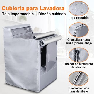 Foto 3 | Foto 3 | Funda De Lavadora Cubre Protector Impermeable Anti-uv 4 Base