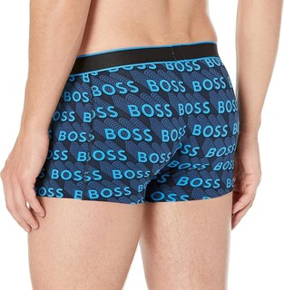 Foto 3 | Foto 3 | Boxer Trunk Hugo Boss 24 Print Algodón Negro Monograma Comodo 2 Pack Para Hombre