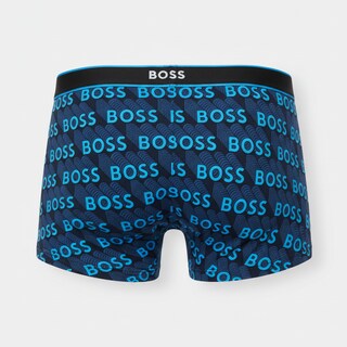 Foto 4 | Foto 4 | Boxer Trunk Hugo Boss 24 Print Algodón Negro Monograma Comodo 2 Pack Para Hombre