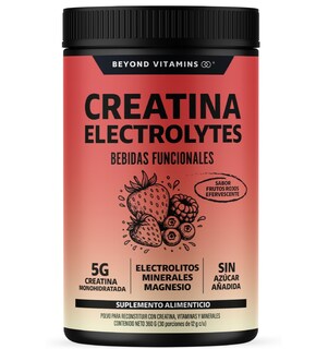 Foto 1 | Foto 1 | Creatina Monohidratada Con Electrolitos Y Ciclodextrina (30 Porciones Frutos Rojos)