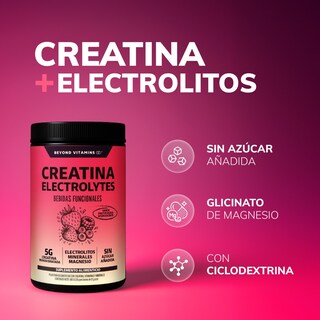 Foto 3 | Foto 3 | Creatina Monohidratada Con Electrolitos Y Ciclodextrina (30 Porciones Frutos Rojos)