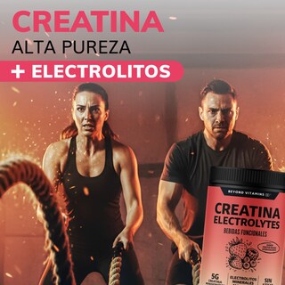 Foto 6 | Foto 6 | Creatina Monohidratada Con Electrolitos Y Ciclodextrina (30 Porciones Frutos Rojos)
