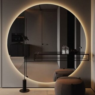 Foto 4 | Foto 4 | Espejo Decorativo Forma Diámetro 90 Cm Led Cálida 6mm
