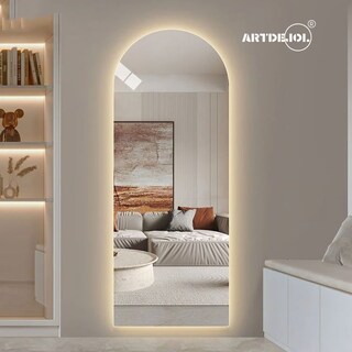 Foto 2 | Foto 2 | Espejo Decorativo Forma Arco 60x80 Cm Led Cálida