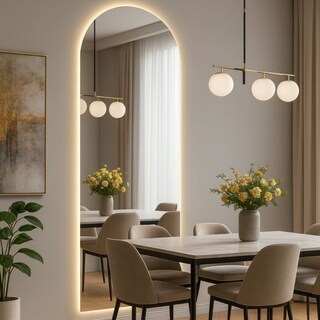 Foto 4 | Foto 4 | Espejo Decorativo Forma Arco 60x80 Cm Led Cálida