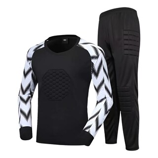 Foto 1 | Foto 1 | Uniforme De Portero Con Coderas Pantalón De Portero Talla M Eo Safe Imports Esi-21972 Negro