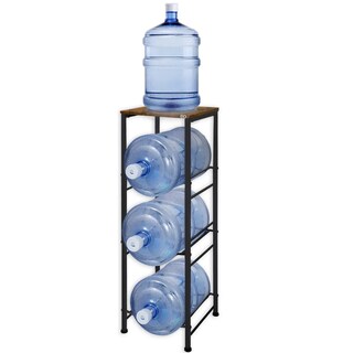 Foto 1 | Foto 1 | Rack Porta Garrafón Metálico 4 Niveles Para Garrafón De Agua Eo Safe Imports Esi-21932 Negro