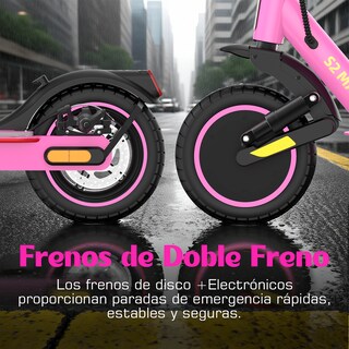 Foto 6 | Foto 6 | Scooter Eléctrico Plegable Honey Whale S2 Max Rosa