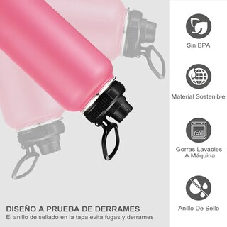 Foto 4 | Foto 4 | Termo Vaso-botella Belug Acero Inoxidablecon Fría/caliente 32 Oz Carmesí