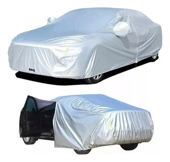 Foto 1 | Foto 1 | Cubierta Funda Belug De Coche Impermeable Para Auto Suv Jeep 4.8m Gris