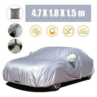 Foto 2 | Foto 2 | Cubierta Funda Belug De Coche Impermeable Para Auto Suv Jeep 4.8m Gris