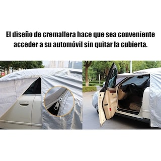 Foto 4 | Foto 4 | Cubierta Funda Belug De Coche Impermeable Para Auto Suv Jeep 4.8m Gris