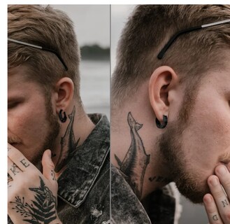 Foto 2 | Foto 2 | Xtellar 9pares Aretes Hombre Piercing Acero Inoxidable Vikingas Runa