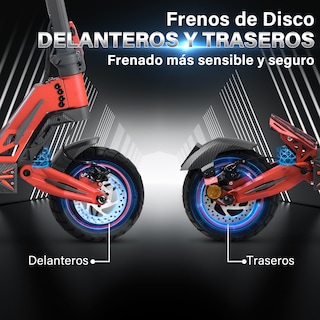 Foto 6 | Foto 6 | Scooter Eléctrico Honey Whale G2 Pro Rojo