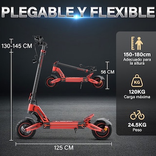 Foto 8 | Foto 8 | Scooter Eléctrico Honey Whale G2 Pro Rojo