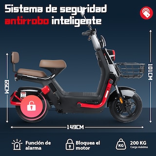 Foto 7 | Foto 7 | Motobici Eléctrica Honey Whale Kc Pro Negro