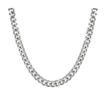 Foto 1 | Foto 1 | Xtellar Collar Cubano Eslabón Unisex De Acero Inoxidable Plateado