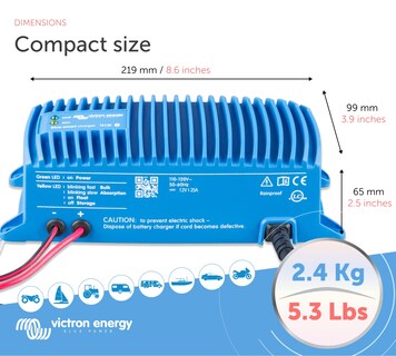 Foto 5 | Foto 5 | Cargador De Baterías Victron Energy Blue Smart 12v 25a Ip67 - Venta Internacional.
