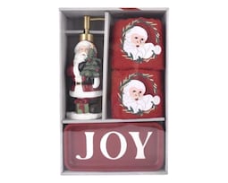 Juegos de Accesorios de Baño Santa 4 Piezas Rojo