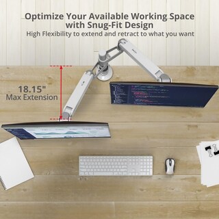 Foto 4 | Foto 4 | Brazo De Monitor Dual Siig Mtpro Para Pantallas De 32 Pulgadas Ajustable - Venta Internacional.