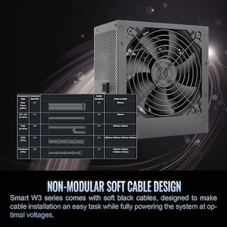 Foto 4 | Foto 4 | Fuente De Alimentación Thermaltake Smart W3 600w 80plus Atx 3.1 - Venta Internacional.