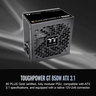 Foto 2 | Foto 2 | Fuente De Alimentación Thermaltake Toughpower Gt 850w 80 Plus Gold - Venta Internacional.