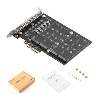 Foto 5 | Foto 5 | Adaptador Ssd Pcie 3.0 Nvme M.2 De Cuatro Puertos Io Crest - Venta Internacional.