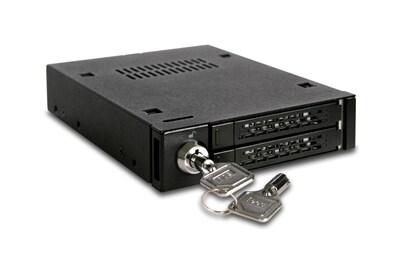 Foto 1 | Foto 1 | Soporte Móvil Para Disco Duro Icy Dock Tougharmor Mb992sk-b De 2 Compartimentos Y 3 5 Pulgadas - Venta Internacional.
