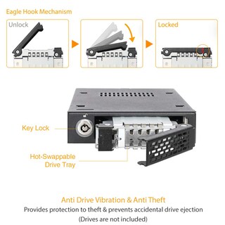 Foto 4 | Foto 4 | Rack Móvil Icy Dock Tougharmor Mb601vk-b Para Ssd Nvme 2 5 U.2 - Venta Internacional.