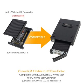 Foto 7 | Foto 7 | Rack Móvil Icy Dock Tougharmor Mb601vk-b Para Ssd Nvme 2 5 U.2 - Venta Internacional.