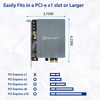 Foto 3 | Foto 3 | Convertidor Ssd Io Crest Dual M.2 B-key Sata Pci-e 3.0 X1 - Venta Internacional.