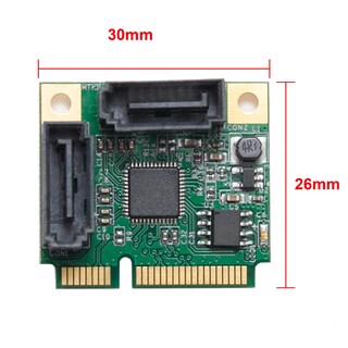 Foto 4 | Foto 4 | Adaptador Mini Pcie A Sata Iii Io Crest Asmedia 1061r De 2 Puertos - Venta Internacional.