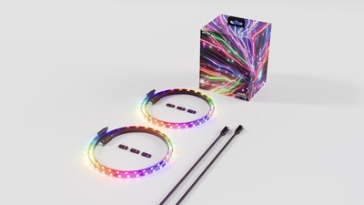 Foto 1 | Foto 1 | Tiras De Luz Hyte Ls30 Qrgb Digitales 100 Cm Paquete De 2 Unidades Negras - Venta Internacional.