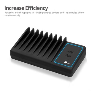 Foto 4 | Foto 4 | Estación De Carga Siig De 10 Puertos Usb De 90 W Con Qi Wireless Y Usb C - Venta Internacional.
