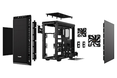 Foto 4 | Foto 4 | ¡silencio En El Chasis De La Computadora! Pure Base 600 Atx En Negro - Venta Internacional.