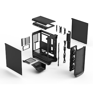 Foto 7 | Foto 7 | Carcasa De Ordenador Fractal Design Meshify 3 Black Solid - Venta Internacional.