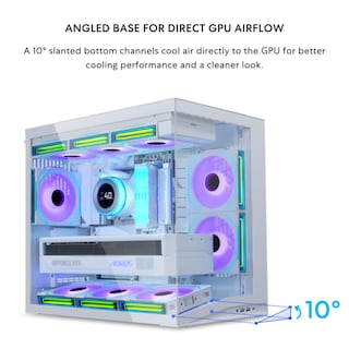 Foto 6 | Foto 6 | Funda Para Ordenador Lian Li O11d Mini V2 Flow White Con 5 Ventiladores - Venta Internacional.