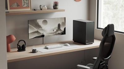 Foto 2 | Foto 2 | Funda Para Videojuegos Para Pc Con Diseño Fractal Epoch Black Panel De Malla 3 Ventiladores - Venta Internacional.