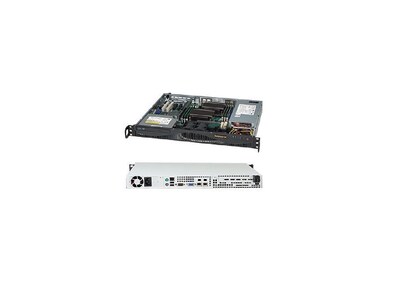 Foto 2 | Foto 2 | Maleta Para Ordenador Supermicro Cse-512f-350b1 Montaje En Rack 1u Negra - Venta Internacional.
