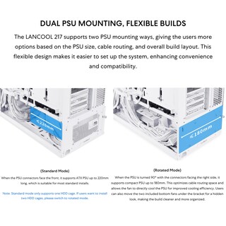 Foto 7 | Foto 7 | Funda Para Ordenador Lian Li Lancool 217 Wood 5 Ventiladores Mid-tower - Venta Internacional.