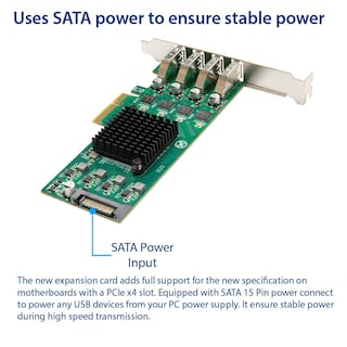 Foto 3 | Foto 3 | Tarjeta De Entrada/salida Syba Usb 3.2 Gen 1 5 Gbps 4 Puertos - Venta Internacional.