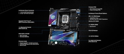 Foto 3 | Foto 3 | Placa Madre Asrock Z890 Nova Wifi 7 Thunderbolt Ddr5 9200 Mhz - Venta Internacional.