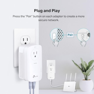 Foto 2 | Foto 2 | Adaptador Powerline Tp-link Av2000 Tl-pa9020p Kit 2 Gigabit - Venta Internacional.