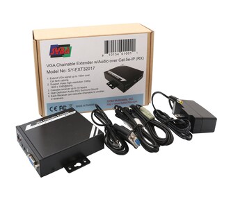 Foto 7 | Foto 7 | Extensor Receptor Vga Syba Sy-ext32017 1080p 100 M Cat5e/6 - Venta Internacional.