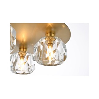 Foto 4 | Foto 4 | Lámpara De Techo Elegant Lighting Graham De 4 Luces Hierro Dorado - Venta Internacional.